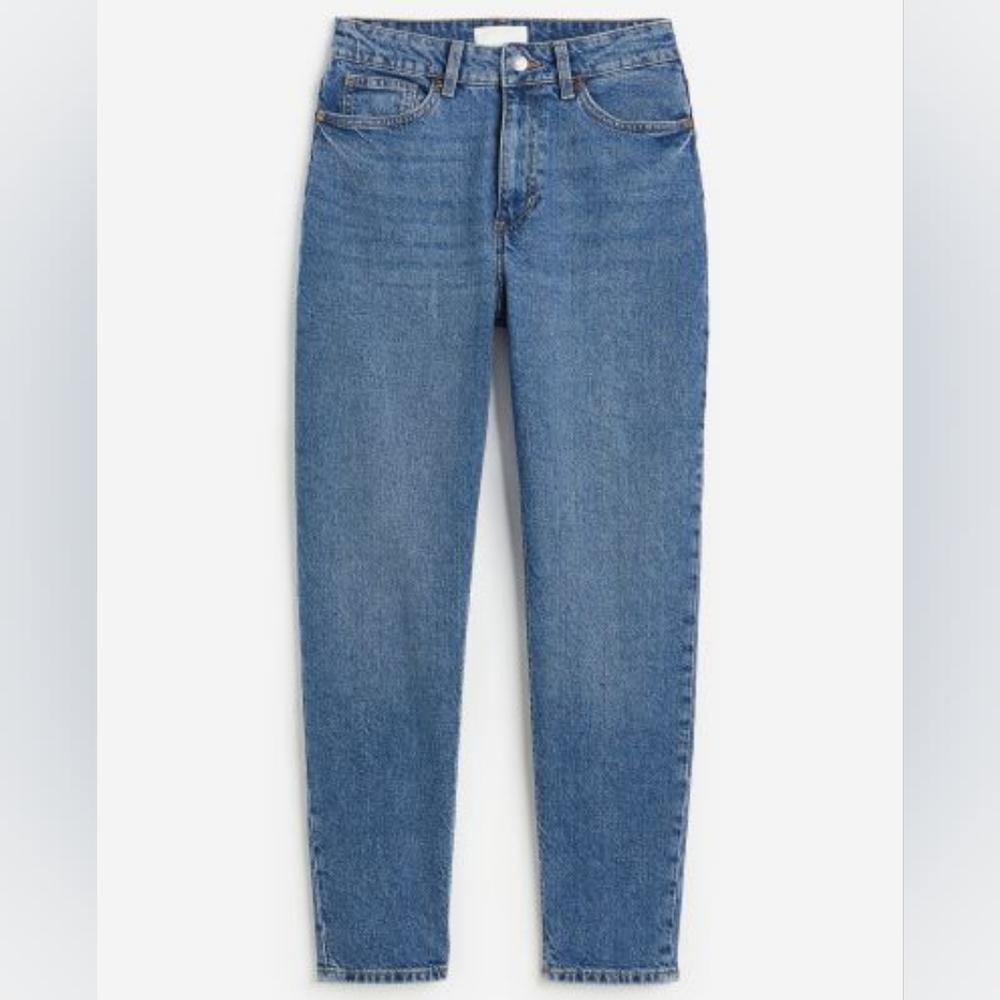 H&M Mom loose fit jeans mid blue size US 12 (31)
